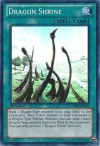Dragon Shrine SDBE-EN019 Yu-Gi-Oh card from Structure Deck: Saga of Blue-Eyes White Dragon