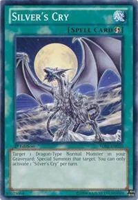Silver's Cry SDBE-EN020 Yu-Gi-Oh card from Structure Deck: Saga of Blue-Eyes White Dragon