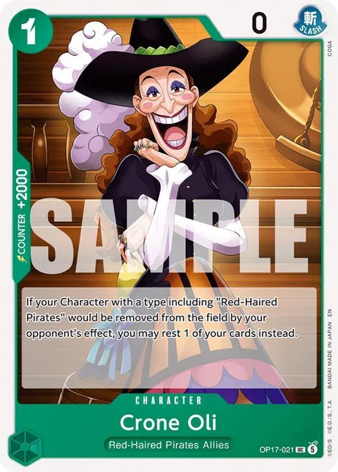 Crone Oli OP17-021 One Piece card from The World's Strongest Warriors