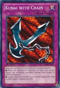 Kunai with Chain SDBE-EN035 Yu-Gi-Oh card from Structure Deck: Saga of Blue-Eyes White Dragon
