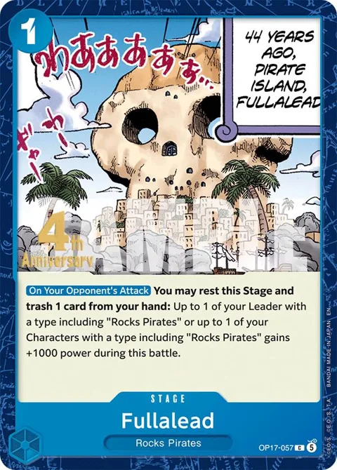Fullalead OP17-057 Pre-Release One Piece card from The World's Strongest Warriors Release Event Cards