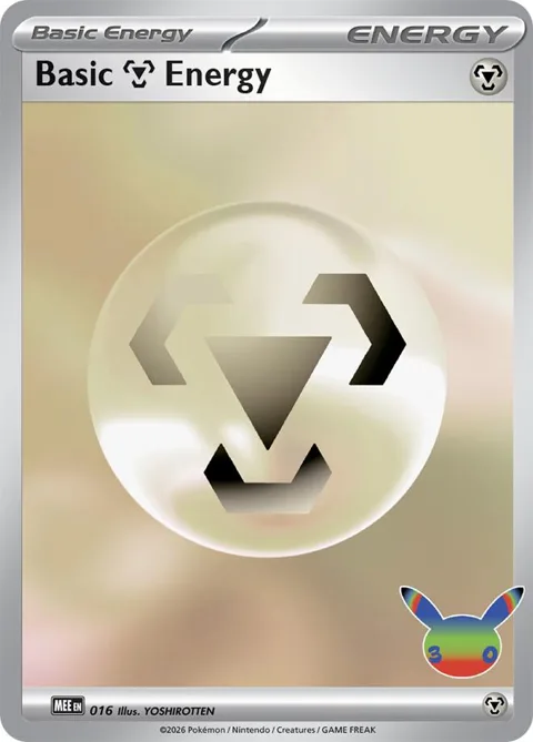 Basic Metal Energy - 016 30th Celebration #016 Holofoil Pokémon card from Mega Evolution Energies