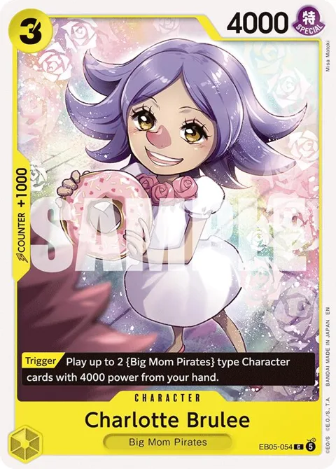Charlotte Brulee EB05-054 One Piece card from Extra Booster: One Piece Heroines Edition Vol. 2