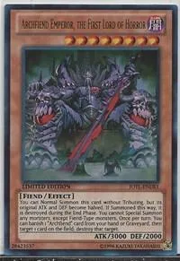 Archfiend Emperor, the First Lord of Horror JOTL-ENDE1 Yu-Gi-Oh card from Judgment of the Light