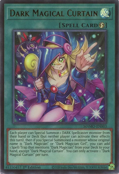 Dark Magical Curtain MAMO-EN003 Yu-Gi-Oh card from Magnificent Monsters
