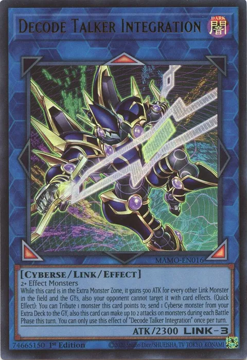 Decode Talker Integration MAMO-EN016 Yu-Gi-Oh card from Magnificent Monsters