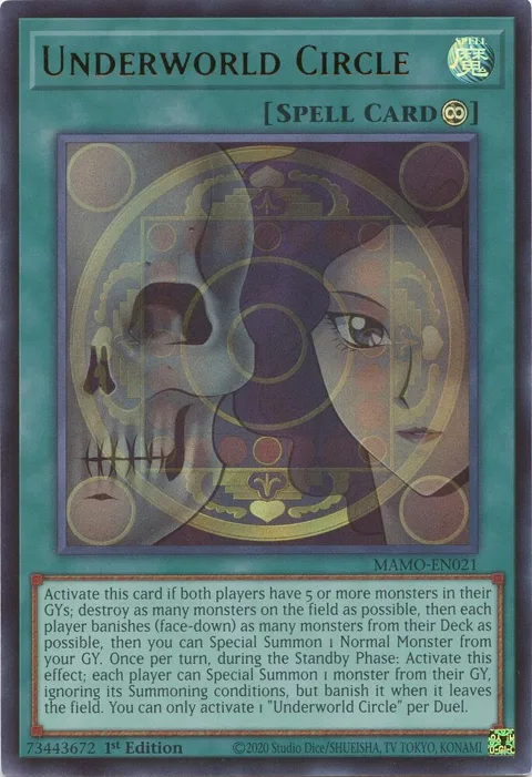 Underworld Circle MAMO-EN021 Yu-Gi-Oh card from Magnificent Monsters