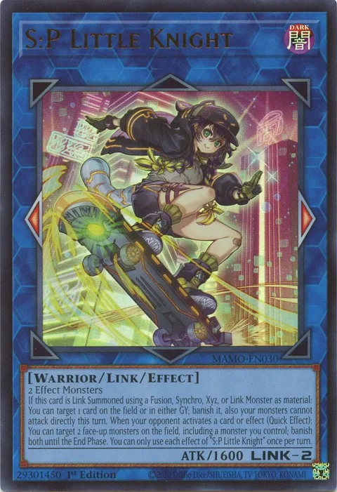 S:P Little Knight MAMO-EN030 Yu-Gi-Oh card from Magnificent Monsters