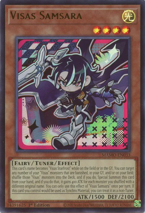 Visas Samsara MAMO-EN033 Yu-Gi-Oh card from Magnificent Monsters
