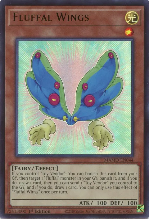 Fluffal Wings MAMO-EN044 Yu-Gi-Oh card from Magnificent Monsters