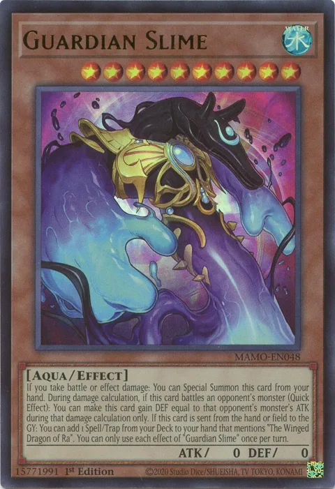 Guardian Slime MAMO-EN048 Yu-Gi-Oh card from Magnificent Monsters