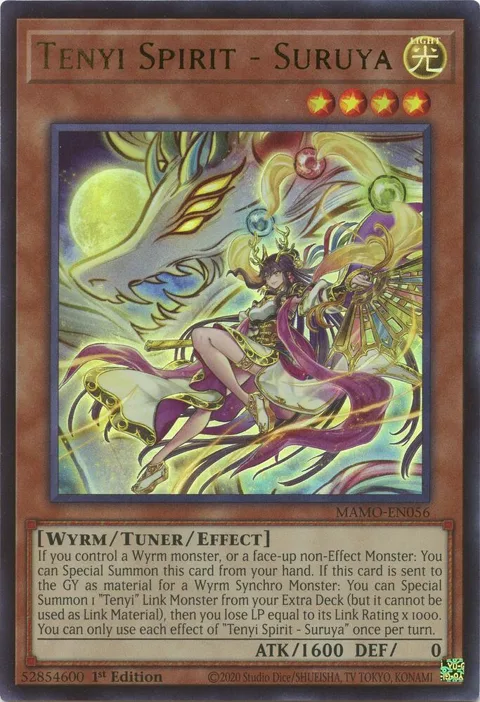 Tenyi Spirit - Suruya MAMO-EN056 Yu-Gi-Oh card from Magnificent Monsters