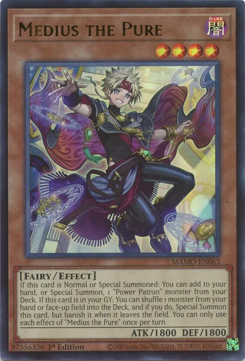 Medius the Pure MAMO-EN063 Yu-Gi-Oh card from Magnificent Monsters