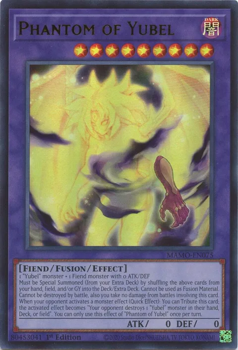 Phantom of Yubel MAMO-EN075 Yu-Gi-Oh card from Magnificent Monsters