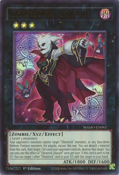 Ghostrick Alucard MAMO-EN083 Yu-Gi-Oh card from Magnificent Monsters