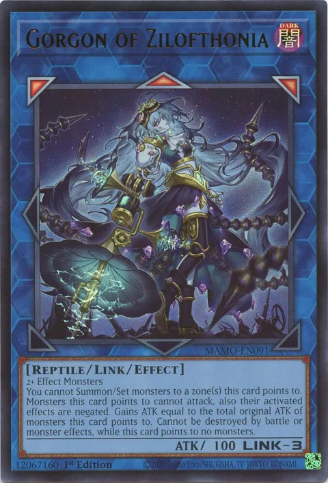 Gorgon of Zilofthonia MAMO-EN091 Yu-Gi-Oh card from Magnificent Monsters