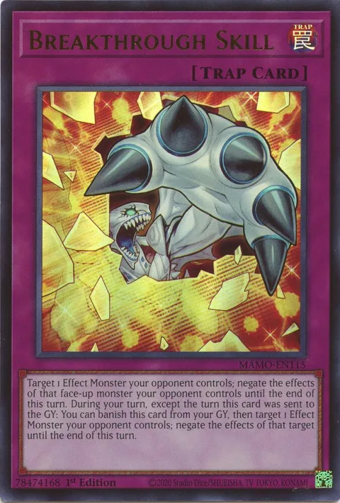 Breakthrough Skill MAMO-EN115 Yu-Gi-Oh card from Magnificent Monsters