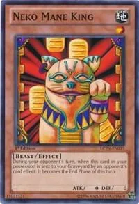 Neko Mane King LCJW-EN035 Yu-Gi-Oh card from Legendary Collection 4: Joey's World