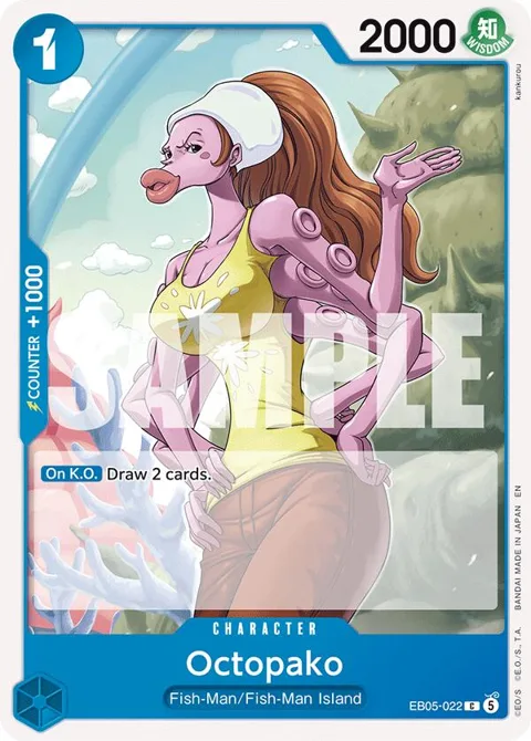 Octopako EB05-022 One Piece card from Extra Booster: One Piece Heroines Edition Vol. 2