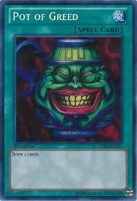 Pot of Greed LCJW-EN061 Yu-Gi-Oh card from Legendary Collection 4: Joey's World