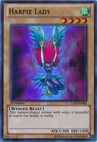 Harpie Lady LCJW-EN082 Yu-Gi-Oh card from Legendary Collection 4: Joey's World