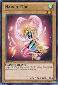 Harpie Girl LCJW-EN083 Yu-Gi-Oh card from Legendary Collection 4: Joey's World
