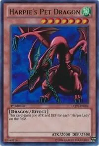 Harpie's Pet Dragon LCJW-EN086 Yu-Gi-Oh card from Legendary Collection 4: Joey's World