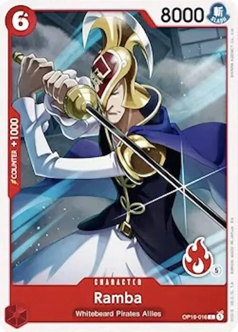 Ramba Ace Deck OP16-016 One Piece card from Set Sail Deck Set