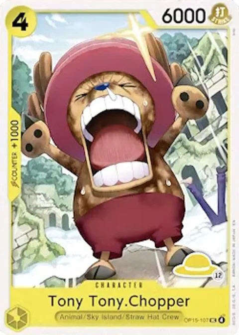 Tony Tony.Chopper Luffy Deck OP15-107 One Piece card from Set Sail Deck Set