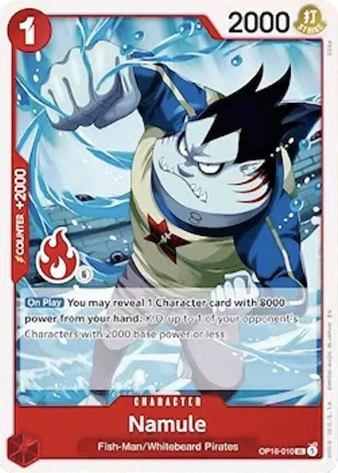 Namule Ace Deck OP16-010 One Piece card from Set Sail Deck Set