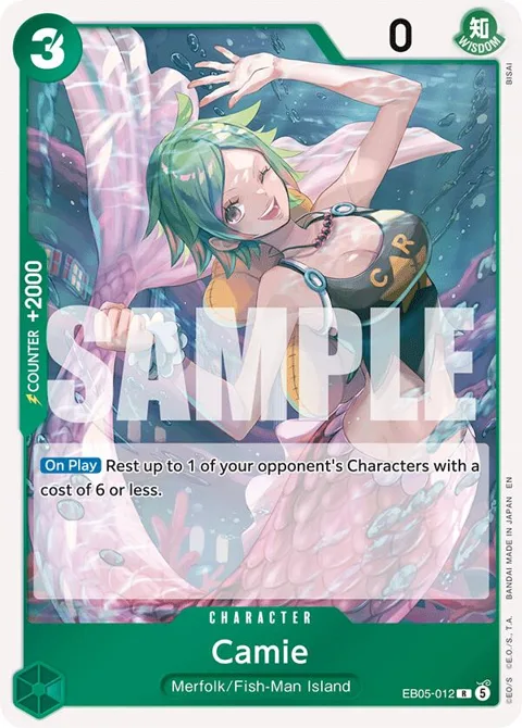Camie EB05-012 One Piece card from Extra Booster: One Piece Heroines Edition Vol. 2