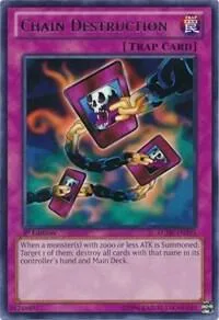 Chain Destruction LCJW-EN293 Yu-Gi-Oh card from Legendary Collection 4: Joey's World