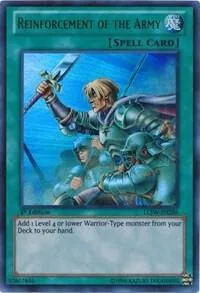 Reinforcement of the Army LCJW-EN286 Yu-Gi-Oh card from Legendary Collection 4: Joey's World