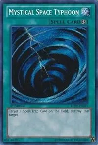 Mystical Space Typhoon LCJW-EN285 Yu-Gi-Oh card from Legendary Collection 4: Joey's World