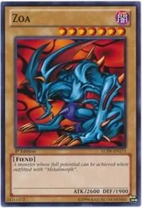 Zoa LCJW-EN173 Yu-Gi-Oh card from Legendary Collection 4: Joey's World