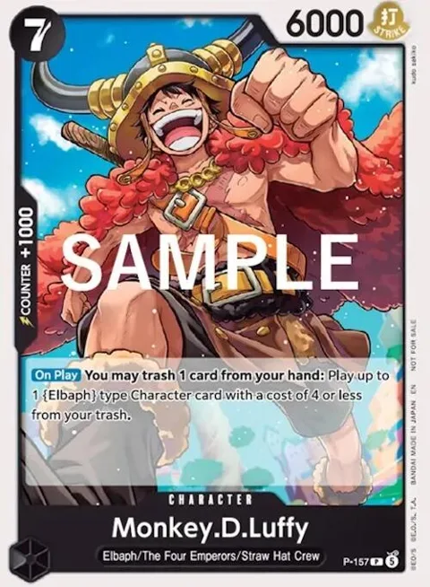 Monkey.D.Luffy Pirates Party 2026 Vol. 3 P-157 One Piece card from One Piece Promotion Cards