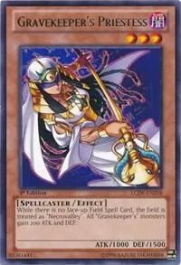 Gravekeeper's Priestess LCJW-EN258 Yu-Gi-Oh card from Legendary Collection 4: Joey's World