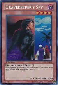 Gravekeeper's Spy LCJW-EN255 Yu-Gi-Oh card from Legendary Collection 4: Joey's World