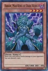 Brron, Mad King of Dark World LCJW-EN244 Yu-Gi-Oh card from Legendary Collection 4: Joey's World