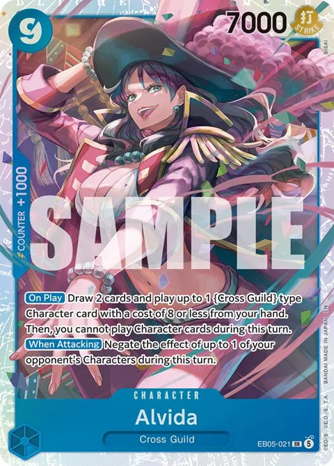Alvida EB05-021 One Piece card from Extra Booster: One Piece Heroines Edition Vol. 2