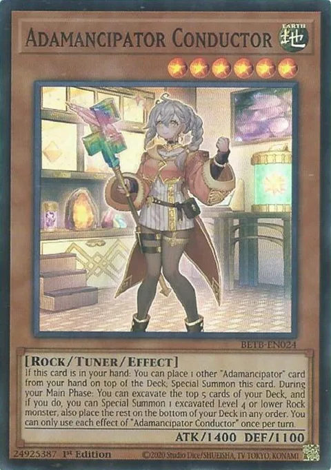 Adamancipator Conductor BETB-EN024 Yu-Gi-Oh card from Beyond the Brave