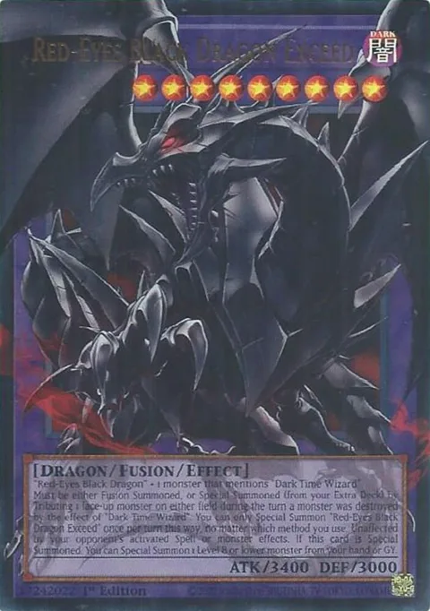Red-Eyes Black Dragon Exceed Extended Art BETB-EN036 Yu-Gi-Oh card from Beyond the Brave