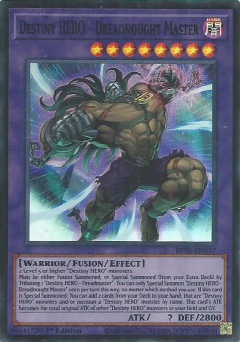 Destiny HERO - Dreadnought Master BETB-EN037 Yu-Gi-Oh card from Beyond the Brave