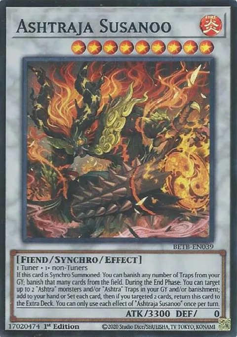 Ashtraja Susanoo BETB-EN039 Yu-Gi-Oh card from Beyond the Brave