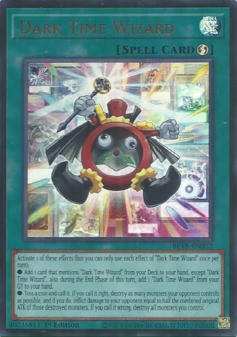 Dark Time Wizard BETB-EN052 Yu-Gi-Oh card from Beyond the Brave