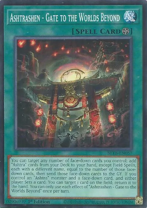 Ashtrashen - Gate to the Worlds Beyond BETB-EN057 Yu-Gi-Oh card from Beyond the Brave