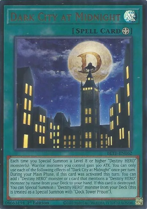 Dark City at Midnight BETB-EN062 Yu-Gi-Oh card from Beyond the Brave