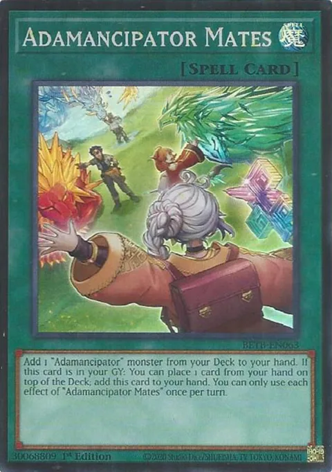 Adamancipator Mates BETB-EN063 Yu-Gi-Oh card from Beyond the Brave