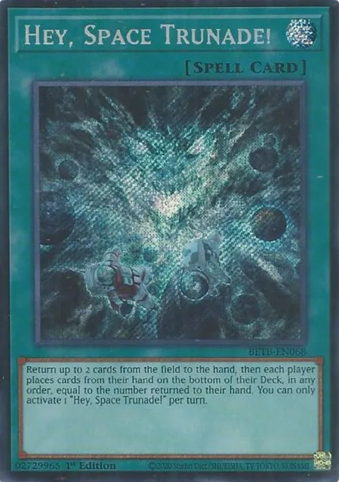 Hey, Space Trunade! BETB-EN068 Yu-Gi-Oh card from Beyond the Brave