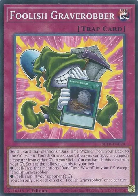 Foolish Graverobber BETB-EN070 Yu-Gi-Oh card from Beyond the Brave